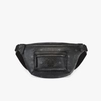 MCM Mini Fursten Belt Bag in Visetos Black